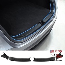 4 Pcs Rear Bumper Guard for Tesla Model Y ABS Trunk Door RearBumperGuard-MY