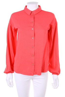 hessnatur Shirt Blouse Ruffles D 34 peach