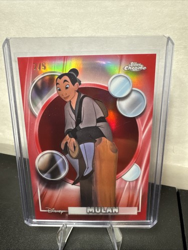 2026 Topps Chrome Disney #129 Mulan True Red 2/5