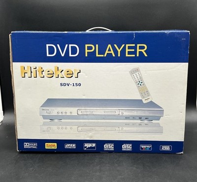 NEU! Hiteker DVD - Player SDV-150 Mit Handbuch Und Fernbedienung #T198