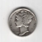 1943 P MERCURY DIME 10¢ 90% SILVER PHILADELPHIA 10 CENTS UNITED STATES AMERICA