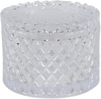 Clayre & Eef 6GL3391 Bonbonniere Mit Deckel Transparent Ø 11X8 Cm