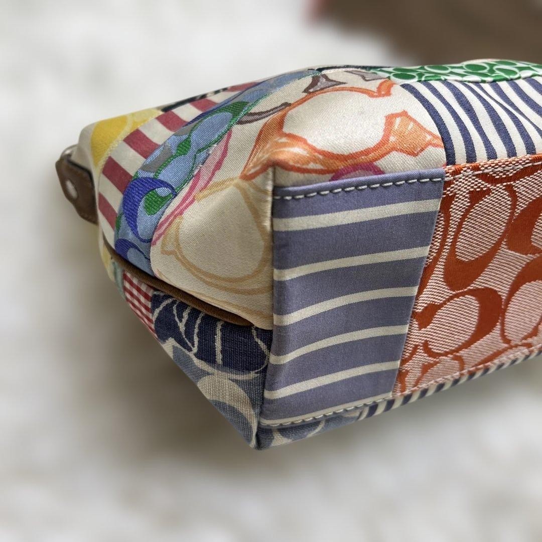 COACH patchwork mini bag vanity pouch - image 7