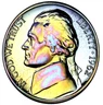 1962 Jefferson Nickel ANACS PF 67 Stunning True Rainbow Color Toned No Reserve