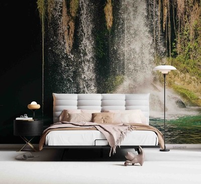 3D Nature Waterfull Self-adhesive Removeable Wallpaper Wall Mural 10