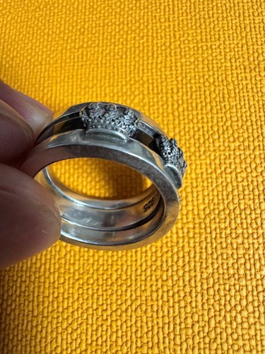 Justin Davis Silver 925 19 Ring - Gem