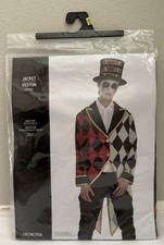 Circus Jacket Jester Clown Halloween Party Men  s Costume Jacket Party Cosplay.