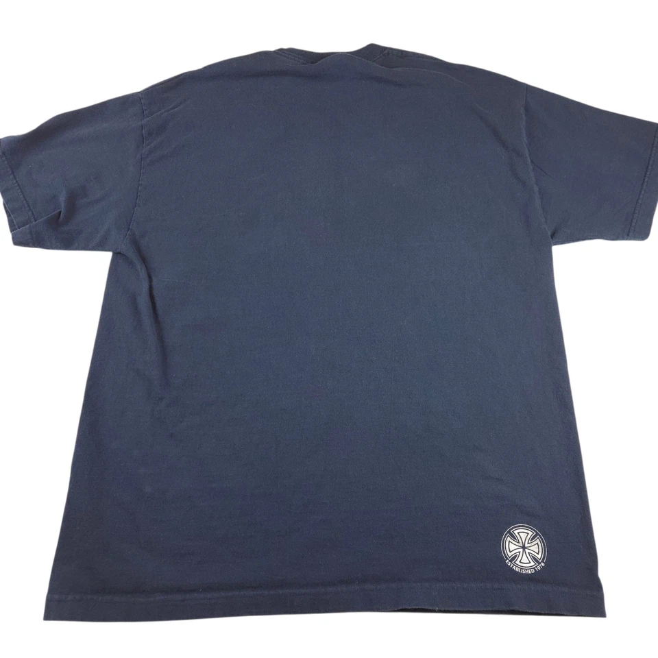 Camiseta cruzada de skateboarding Independent Truck Company vintage de los 90 para hombre talla XL Foto 2 de 4