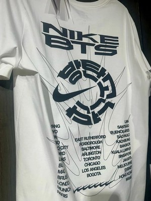 BTS arirang KOREA Tシャツ M Nike BTS Collaboration White T-Shirt Official Merch- M size