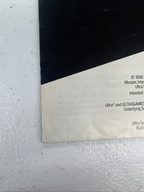 Mission: Impossible NES Manual Only