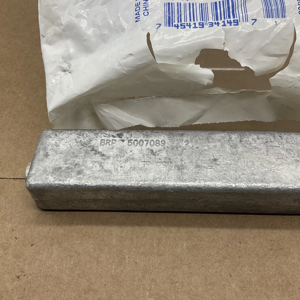 5007089 Johnson / Evinrude Power Trim Bar Magnesium Anode OMC BRP - Image 3 of 4