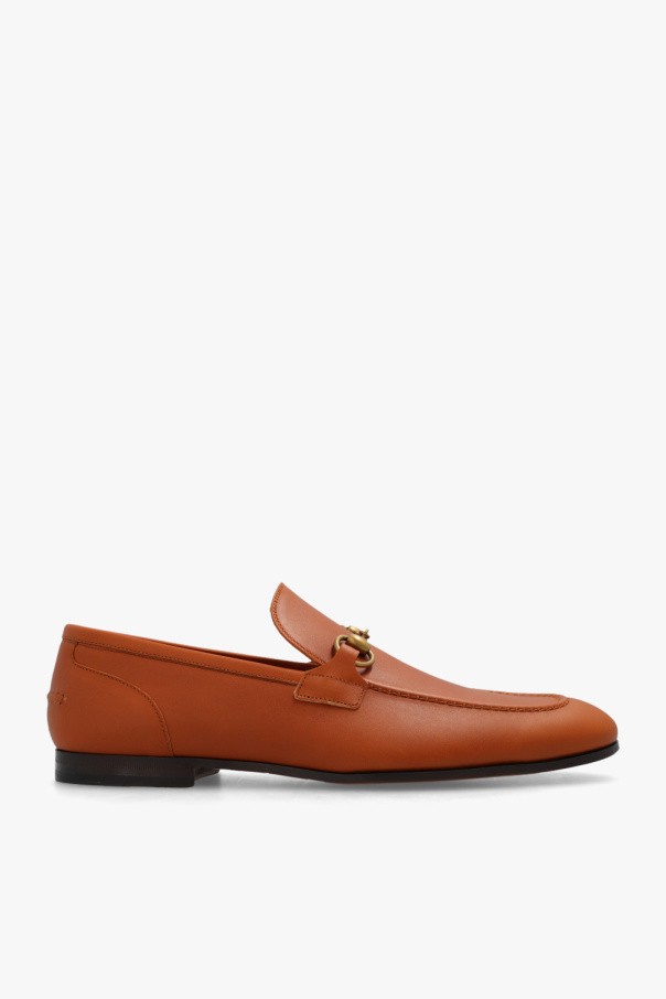 Gucci - Men - ‘Jordaan’ leather loafers - Brown