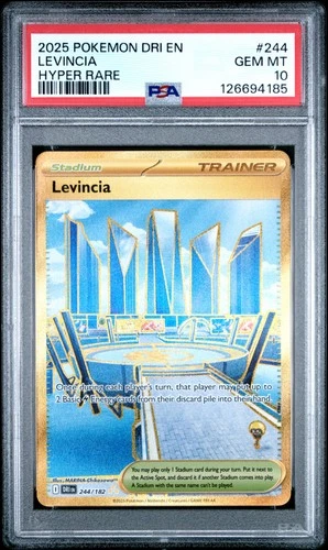 Levincia 244/182 Hyper Rare Dri En-Destined Rivals Pokemon PSA 10