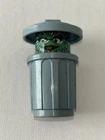 Vintage Fisher Price Little People Oscar the Grouch Trash Can Sesame Street 1C