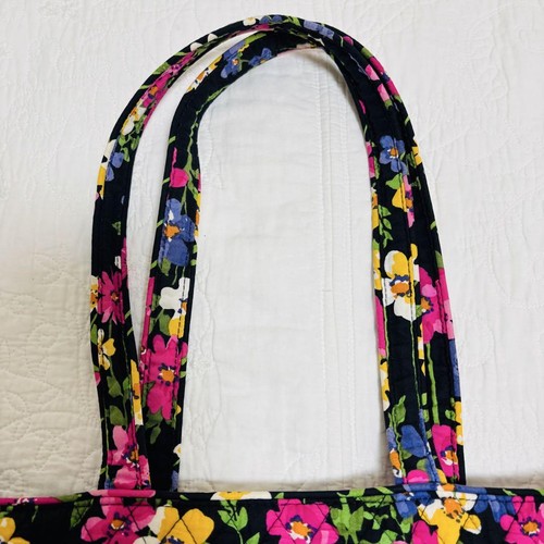 Vera Bradley Quilted Floral Shoulder Tote Bag women hand bag purse handle - Picture 5 of 24