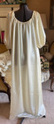 Renaissance Medieval Victorian Regency Satin Ivory Chemise Dress Costume S/M/L — photo 2