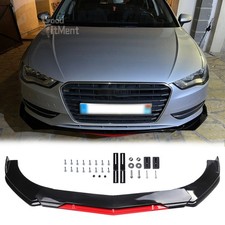Für Audi S6 A6 S-Line 4G/ C7 Front Spoiler Frontlippe Vorne Stoßstange Schwarz