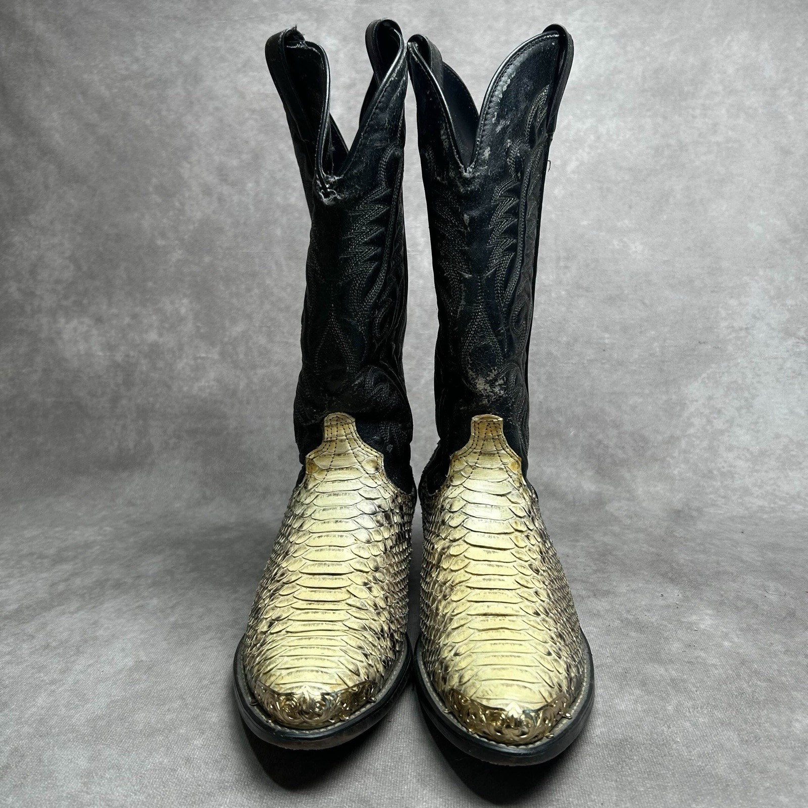 Vintage Laredo Python Snakeskin Western Cowboy Bo… - image 6