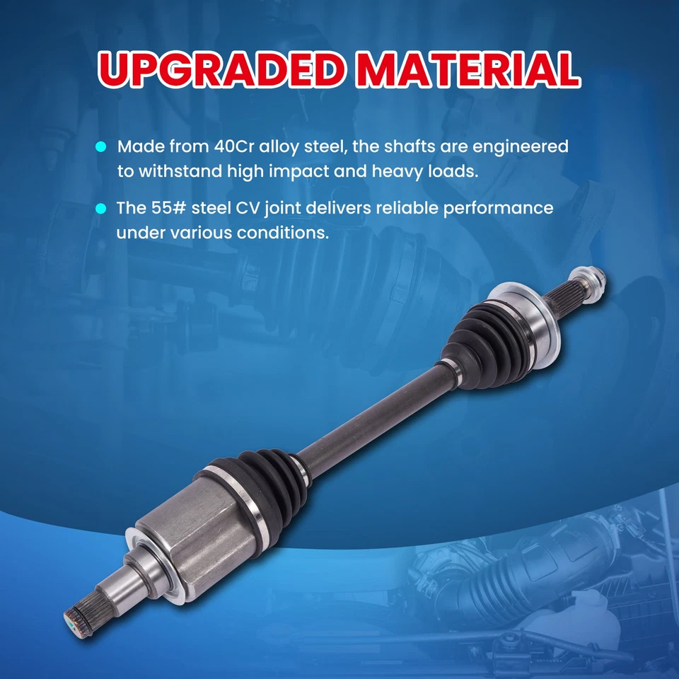 2x Front Side CV Axle Assembly for 01-07 Toyota Sequoia 00-06 Tundra 4WD ONLY - Image 4 of 4