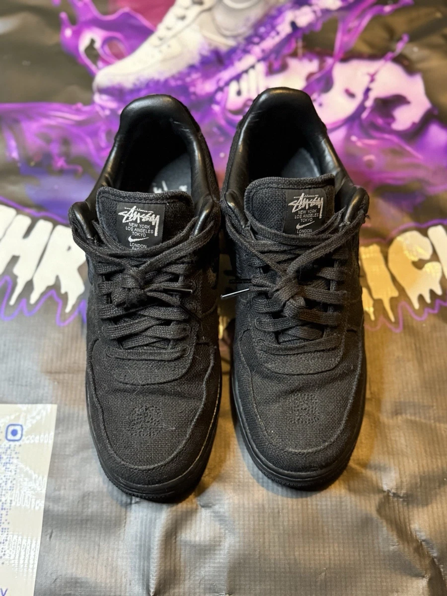 Nike Air Force 1 Low x Stussy Black - огромный выбор по лучшим