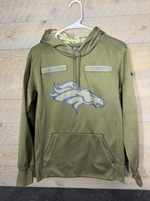 Nike Denver Broncos Salute To Service Hoodie Green Sz S