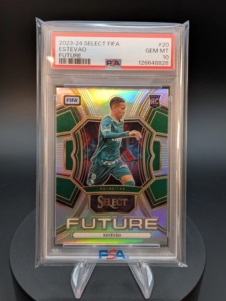2023-24 Panini Select Fifa - Estevao Future #20 RC Rookie  PSA 10 - Bild 1 von 1