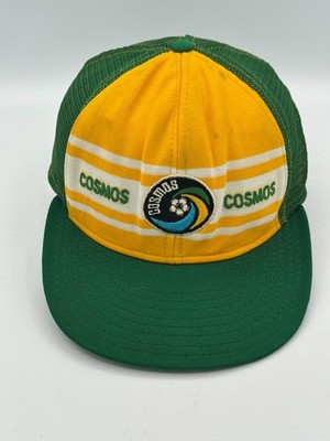 Vintage 70s 80s New York Cosmos NASL AJD USA Snapback Trucker Hat Soccer