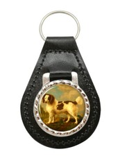 Norfolk Spaniel Di George Stubbs Portachiavi In Pelle