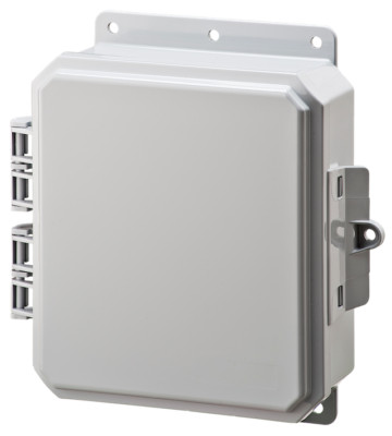 Integra Enclosure P9082-M1718 - 9''x 8''x 2'' Hinged Cover w/Steel Back Plate