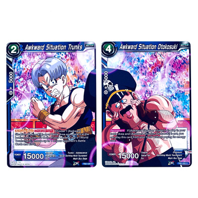Dragon Ball Super Card Game Awkward Situation Otokosuki + Trunks Common Cards