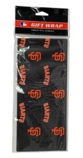 San Francisco Giants wrapping paper gift wrap present package christmas birthday