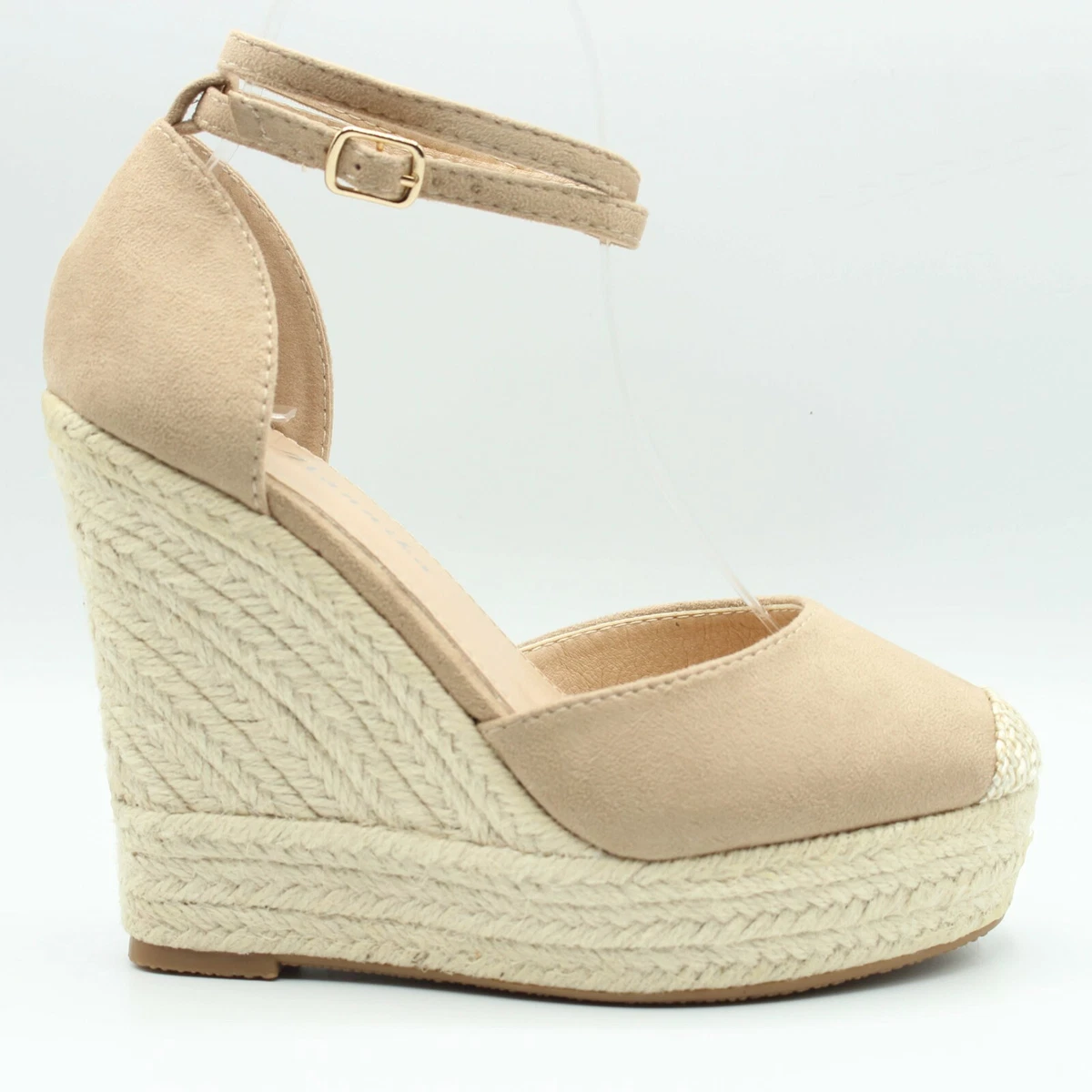 Espadrillas zeppa hotsell beige