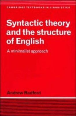 Syntactic Theory and the Structur- 9780521477079, paperback, Andrew Radford, new