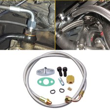 Oil Feed Oil Return Drain Line Hose Kit On T3 T4 T70 T60 T61 Turbo Turbocharger