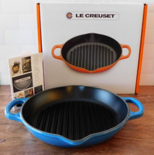 Le Creuset Signature Cast Iron 9.75 Inch Round Deep Grill Pan in Marseille - New
