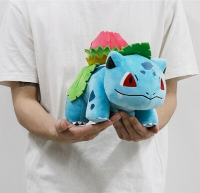 Pokemon IVYSAUR / ISANGHEPUL Official Plush Doll Stuffed Doll 16 x 21cm