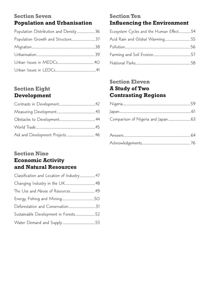 New CGP KS3 Geography Workbook with Answers - Image 3 of 4