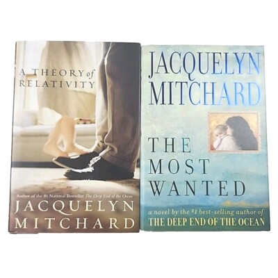 Jacquelyn Mitchard 2 FIRST EDITION books The Most Wanted / Theory of Relativity