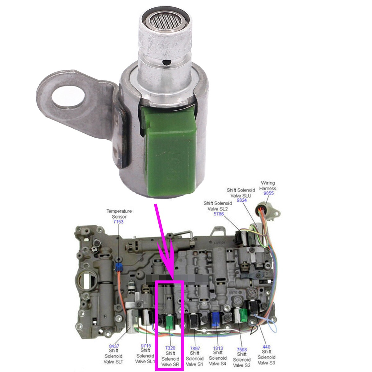 Toyota Tundra Lexus OEM Transmission SR Shift Solenoid 35240