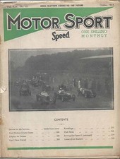 Motor Sport 10/1943 Adlards Motors Riley Alvis MG T Type 2 litre Aston Martin +