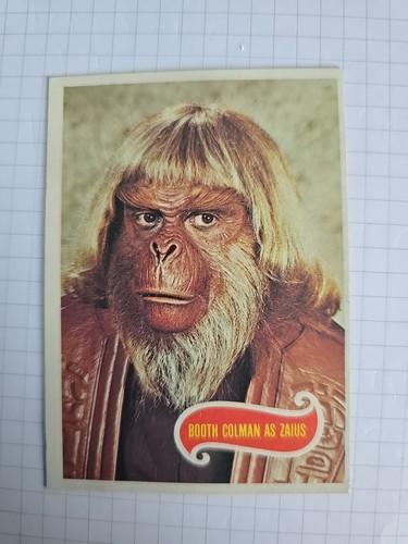 Tarjeta de película Apjac Topps Century Fox TCG 1967 El planeta de los simios #58 en muy buena condición excelente