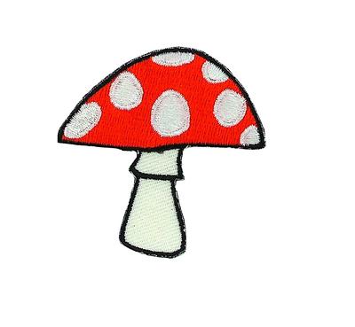 Toppa Ricamata Ferro Su Stoffa - Kawaii Biker Tomato Applique, Tema Bandiera