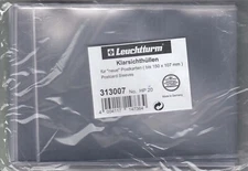 50 Postcards Sleeves Side Load 150 x 107 cm Safe Hold Small Currency Stamp Card