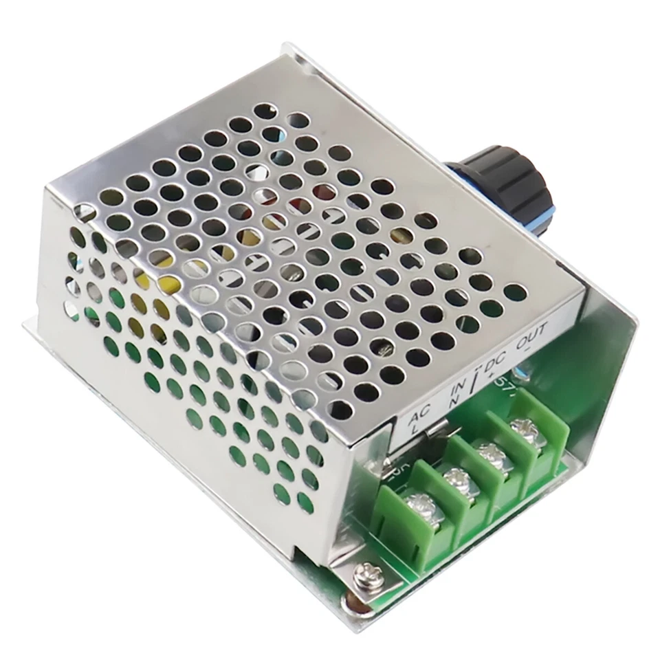 AC 110V 220V to DC 10-220V SCR Motor Speed Controller Voltage Regulator Dimmer - Image 2 of 4