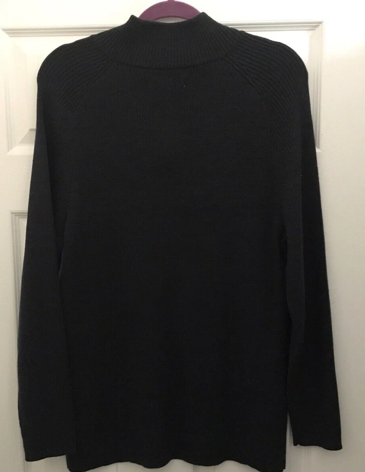 Suéter Vince Camuto Para Hombre Cuarto Cremallera Cuello Simutado Foto 3 de 4