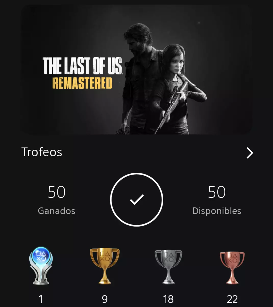 Left Behind Trophies 100% (The Last of Us Remastered)