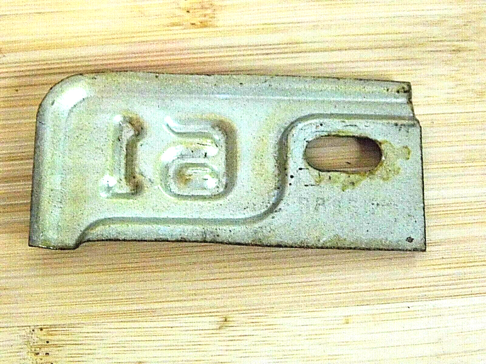 Vintage 1961 Michigan License Plate Renewal Tab (Item 3) eBay