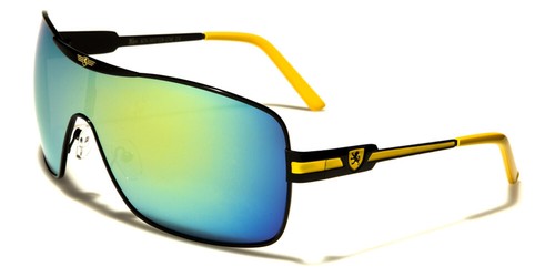 LUNETTES DE SOLEIL MASQUE GRANDES VERRES MIROIR OVERSIZE KNM3728-CM - Imagen 3 de 8