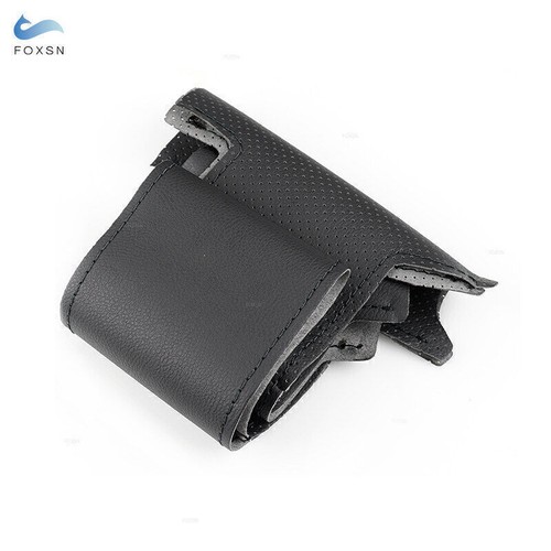 Funda de volante de cuero DIY para Infiniti FX FX35 FX45 2003-2008 - Imagen 12 de 15