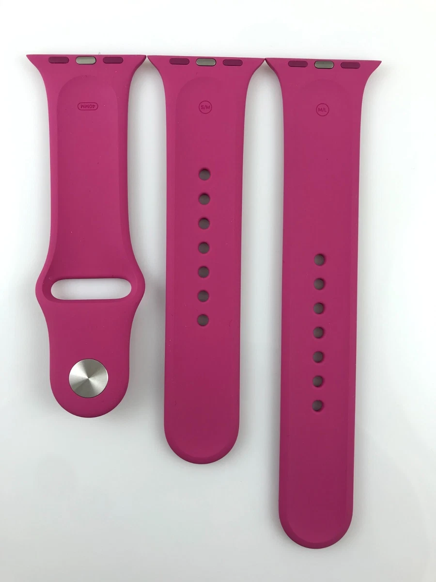 Original Apple watch Series 9 8 7 6 SE 5 Sport Band 38mm 40mm 41MM Dragon  Fruit | eBay | Uhrenarmbänder